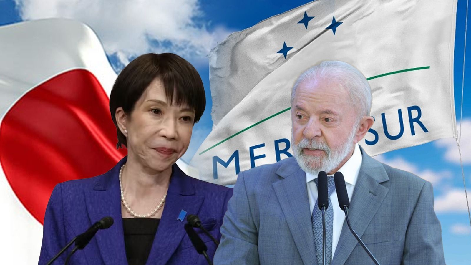 Primeira-ministra do Japão Sanae Takaichi e o presidente Lula | Thiago Fontinelle/SBT News