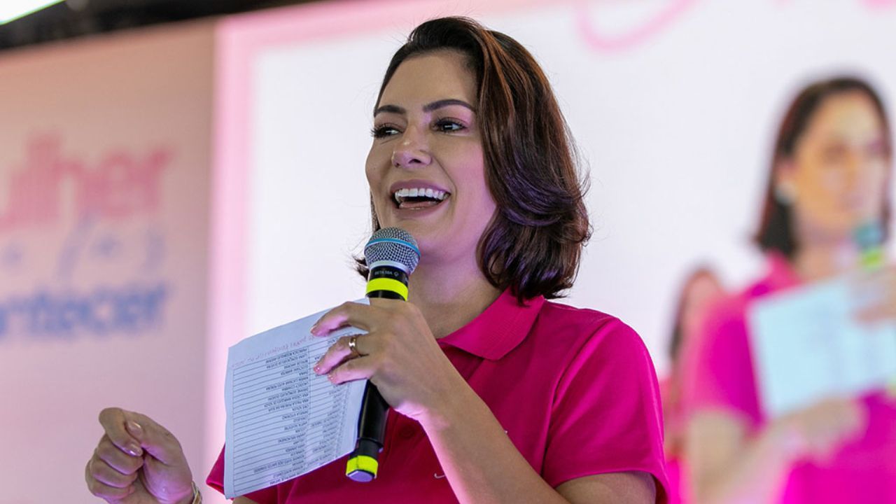Ex-primeira-dama Michelle Bolsonaro | Divulgação/PL Mulher