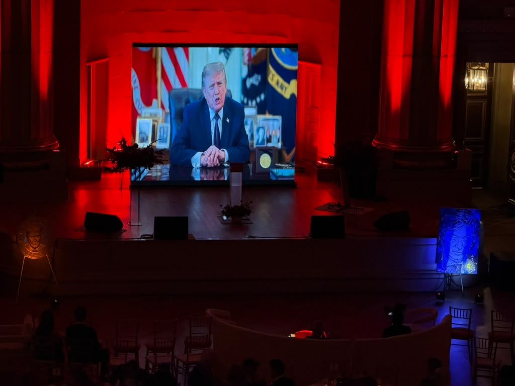 Em Washington, Milei defendeu fortalecimento de Trump | Foto: SBT News