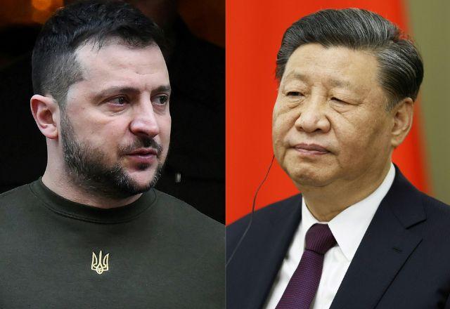 Xi Jinping e Volodymyr Zelensky