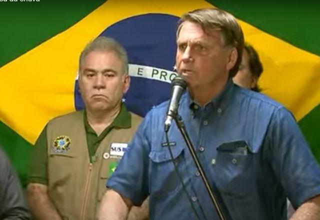 Declaração foi feita durante visita do presidente Jair Bolsonaro (PL) ao Estado | Reprodução/YouTube