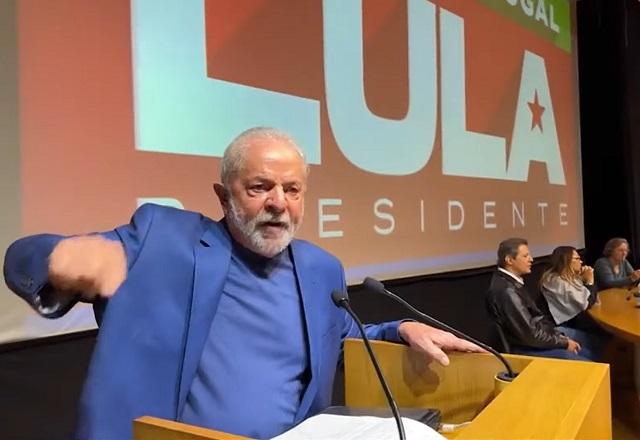 Lula discursa em Lisboa (Reprodução/YouTube)