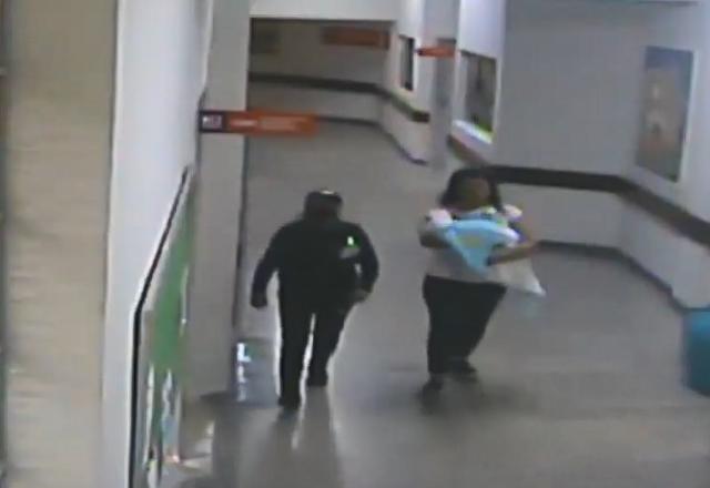 Mulher é presa ao tentar roubar bebê em maternidade de Curitiba (Reprodução/Youtube)
