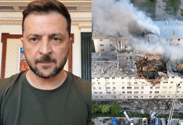 Zelensky acusa Rússia de ataques em dia de reunião que discutirá guerra. | Divulgação/X