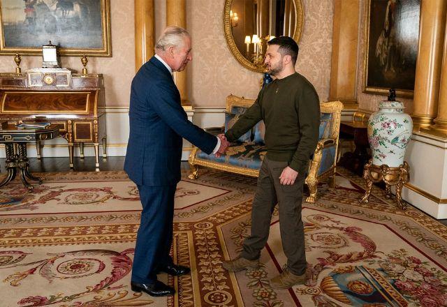 Zelensky and rei Charles III