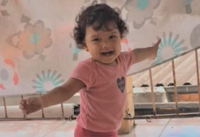 a imagem mostra uma foto da menina assassinada