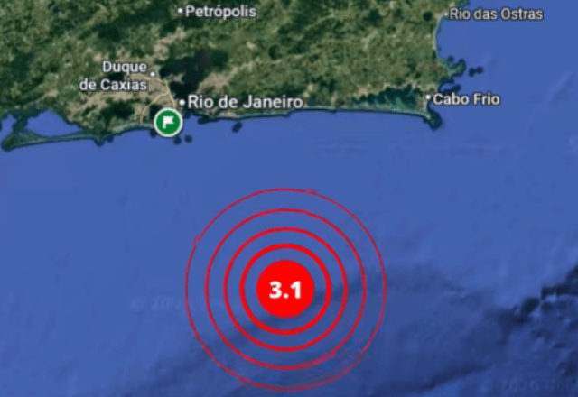 Segundo tremor de terra é registrado na costa do Rio de Janeiro em menos de 48 horas