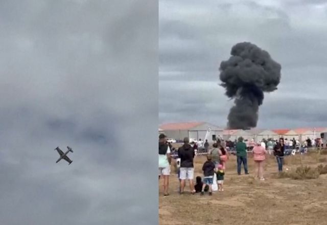 Piloto morre durante show de acrobacias aéreas na África do Sul | Foto: Reprodução