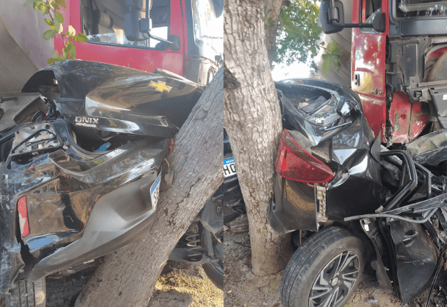 Grave acidente entre carro e caminhão deixa cinco mortos no Ceará