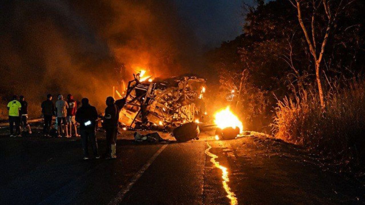 Seis feridos foram socorridos pelo Samu | Divulgação/CBMMG