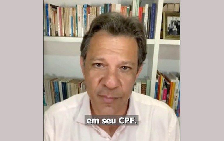 Vídeo falso com Fernando Haddad