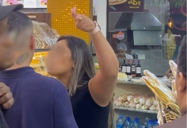 Homens dizem ter sido atacados por mulher em padaria de SP. Foto: Reprodução/Instagram