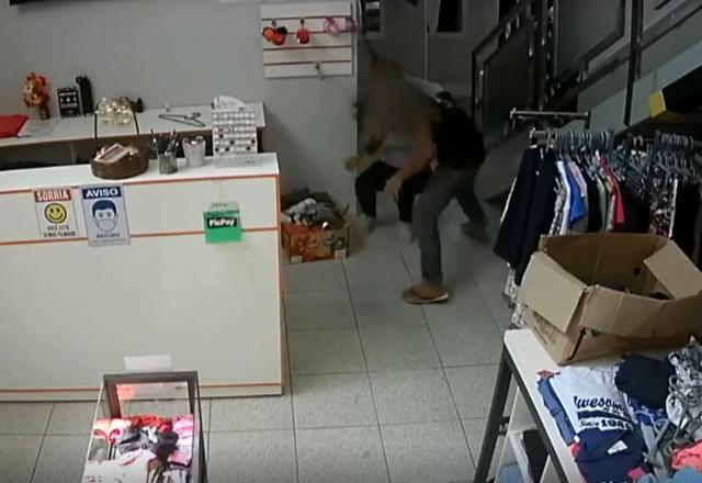 agressões a vendedora