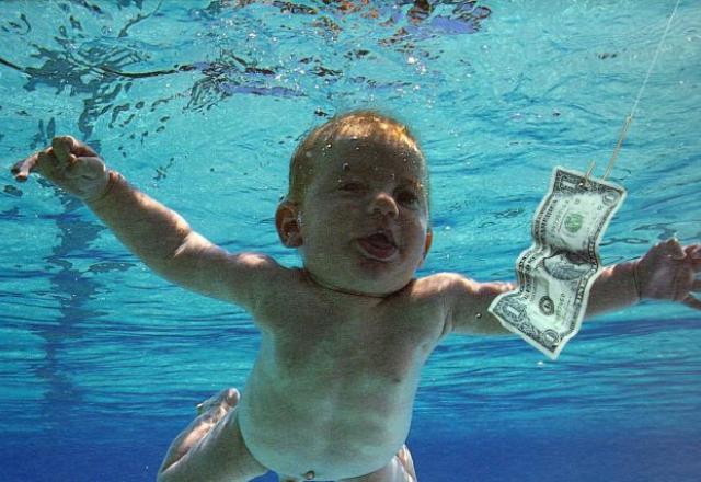 álbum nevermind nirvana bebê