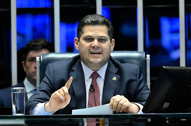 Presidente do Senado, Davi Alcolumbre - Foto: Andressa Anholete/Agência Senado 