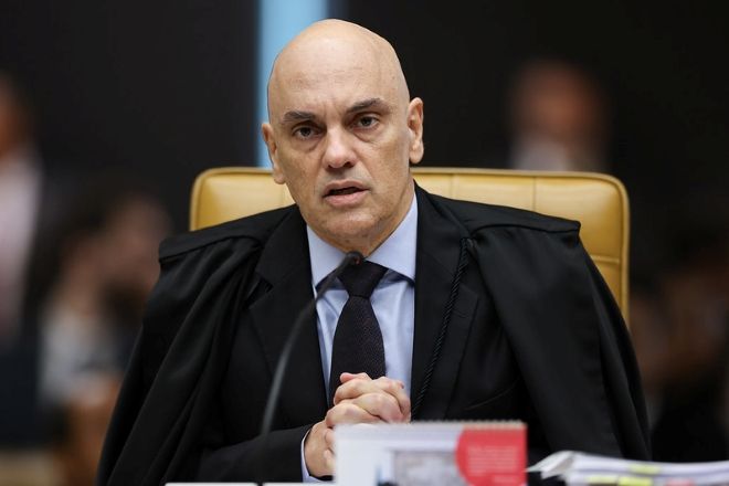 O ministro Alexandre de Moraes em sessão plenária do STF | Ton Molina/STF