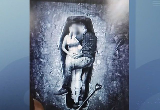 Homem é preso após ameaçar ex com foto de casal dentro de caixão 