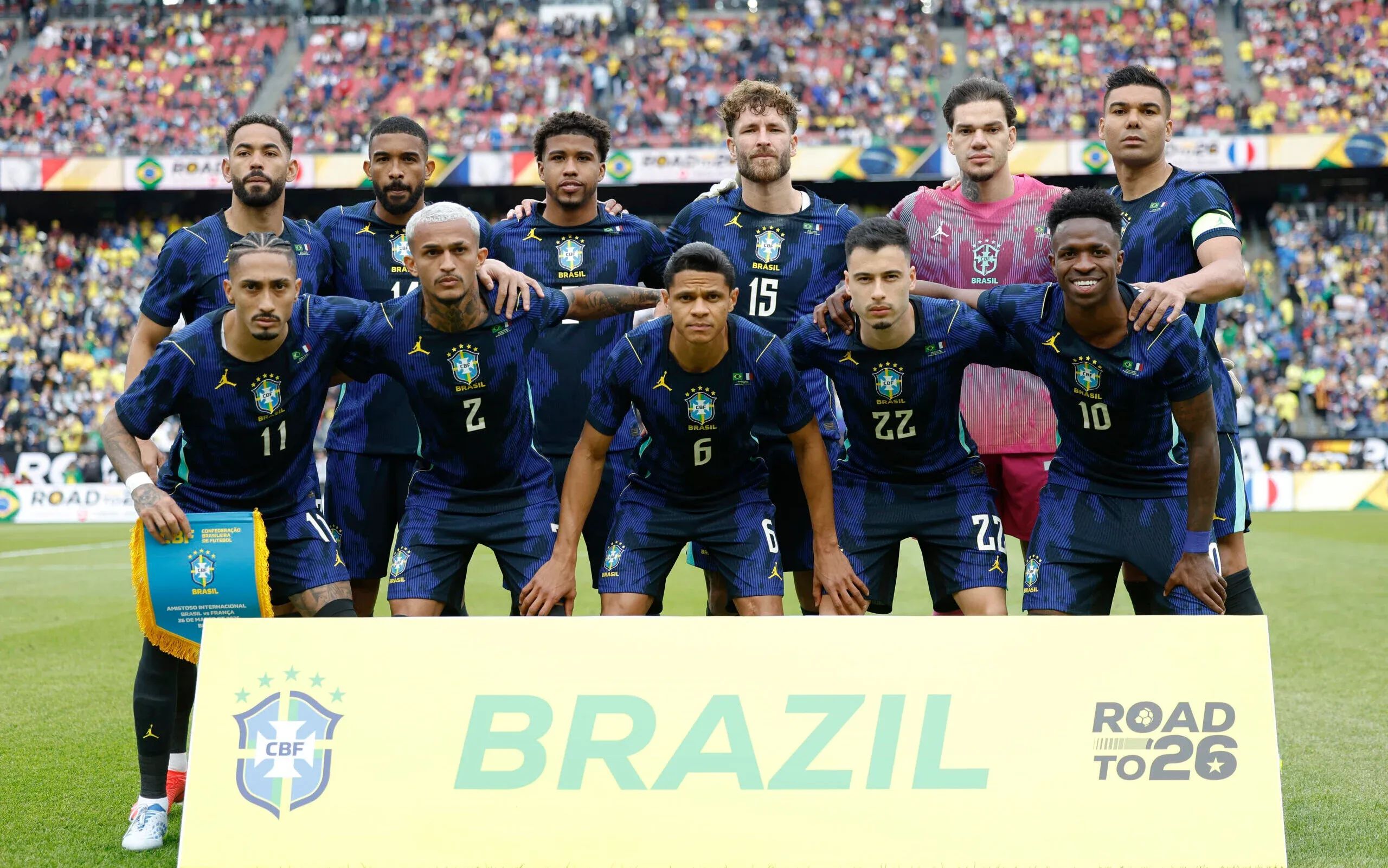 Brasil empata com Marrocos em estreia na Copa do Mundo