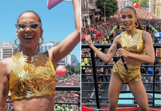 Bloco da Anitta levou milhares de foliões para o Centro do Rio no carnaval estendido | Reprodução Instagram