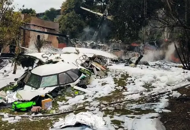 Acidente aéreo vitimou 62 pessoas em Vinhedo (SP) | Reprodução/Redes sociais
