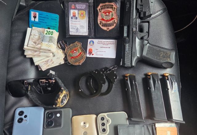 Falsos policiais são presos suspeitos de extorquir comerciantes em São Paulo