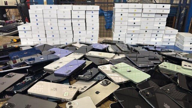 Polícia Federal recuperou milhares de celulares e eletrônicos, avaliados em milhões de reais | Divulgação PF