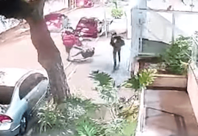Assalto a estrangeiro na Vila Olímpia (SP) | Reprodução