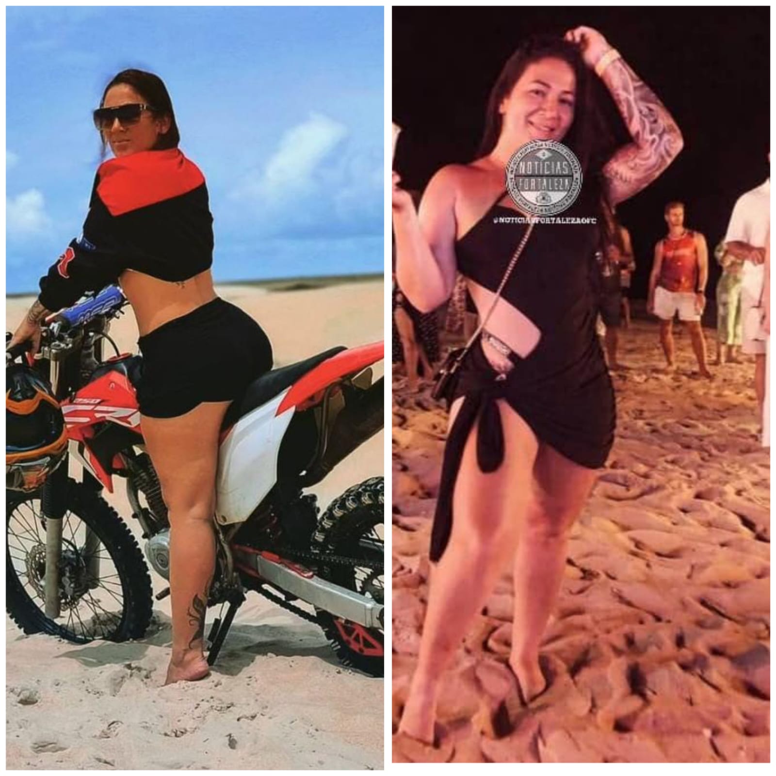 Mulher foi assassinada ao lado da igreja em Jijoca de Jericoacoara. | Reprodução/Redes sociais