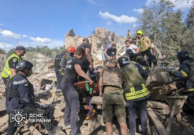 Cidade natal de Zelensky foi atingida por mísseis | Ukrainian Emergency Service/Arquivo