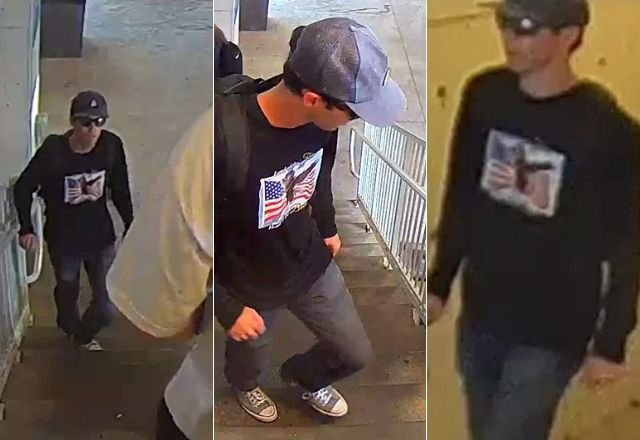 FBI divulgou também fotos de uma "pessoa de interesse" | Divulgação/FBI