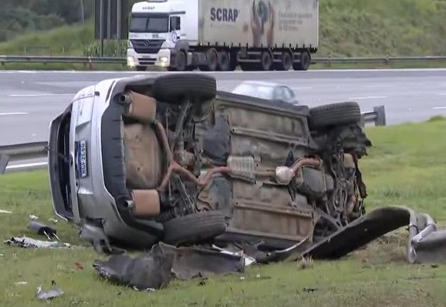 Acidente deixa um morto após suposto racha em SP | Reprodução