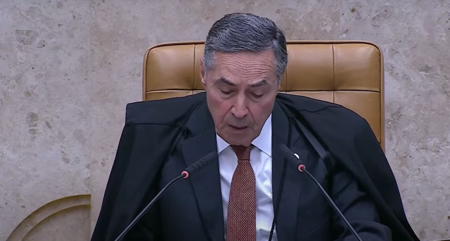 Barroso abre primeira sessão do Supremo após atentado. | Reprodução