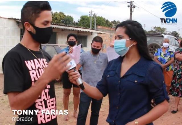 bastidores da TV CMN