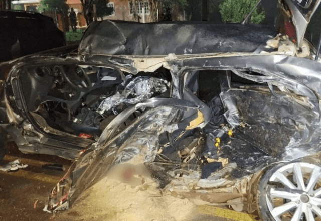 Batida de carro em Santa Catarina | Divulgação/PRF