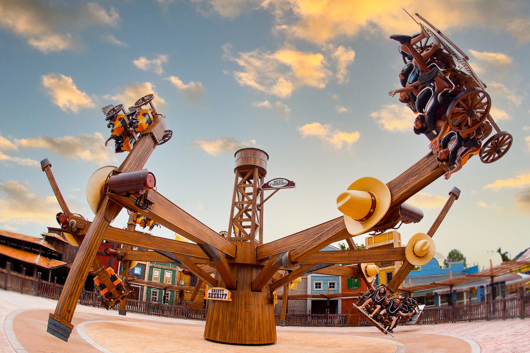 Atração do Beto Carrero World, em Santa Catarina: considerado melhor parque brasileiro | Reprodução/Redes sociais