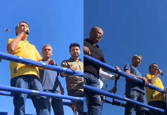 Bolsonaro, Gayer e Rodrigues | Reprodução/Instagram/gusgayer