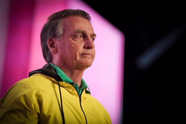 O ex-presidente Bolsonaro em evento do PL no dia 6 de junho (Divulgação/PL)