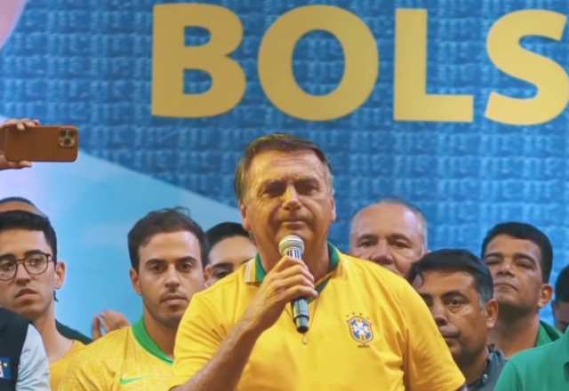 Jair Bolsonaro em evento do PL em Recife (PE), no sábado (10). (Crédito: Reprodução/Rede Social)