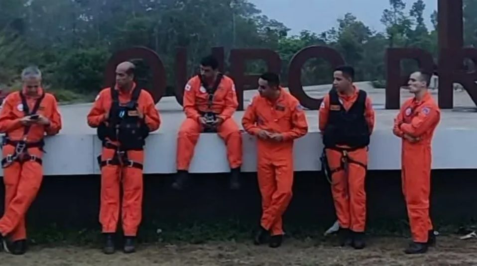 Bombeiros que estavam em aeronave que caiu em Minas Gerais; os seis morreram | Reprodução/CBMMG
