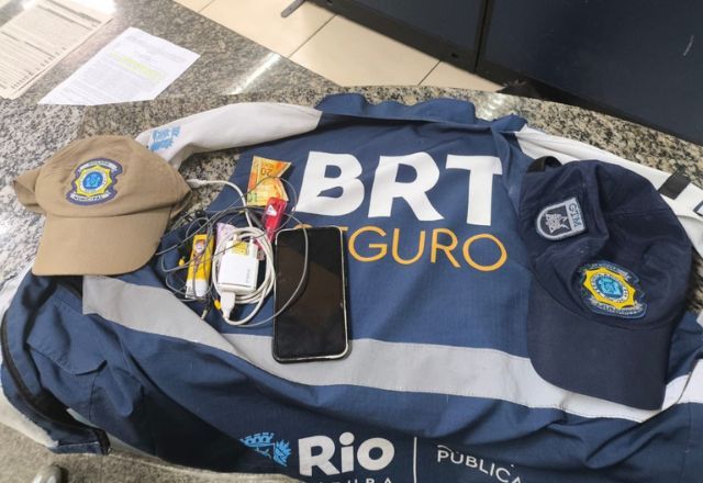 Vândalo e assaltantes são presos em transporte público no RJ | Reprodução 