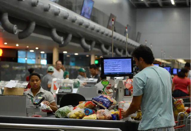 caixa de supermercado