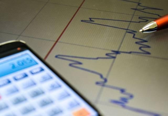 calculadora com gráficos econômicos