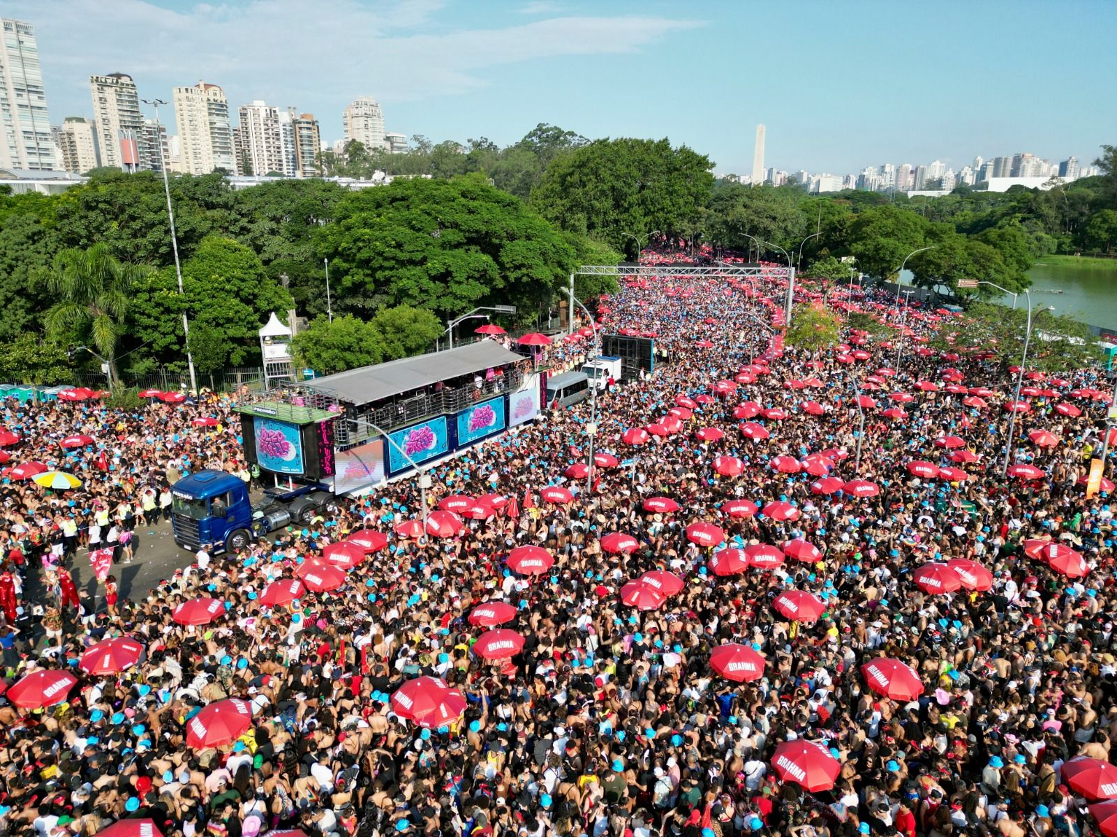 Carnaval de rua no Parque do Ibirapuera em São Paulo | Divulgação Prefeitura de SP 