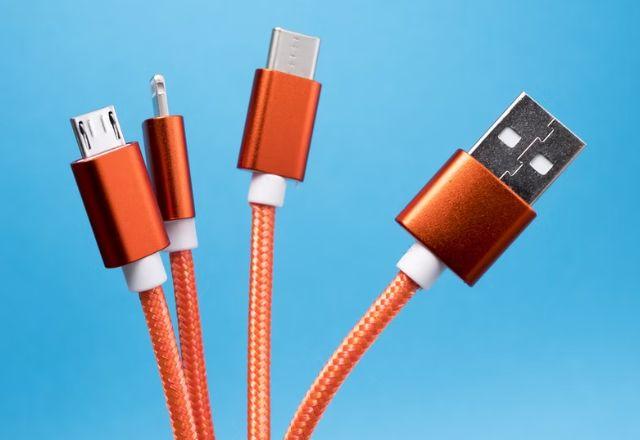 carregador usb com seus vários padroes e tomadas diferentes
