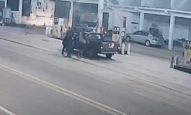 Criminosos provocam explosão em posto de combustíveis para roubar dinheiro do cofre