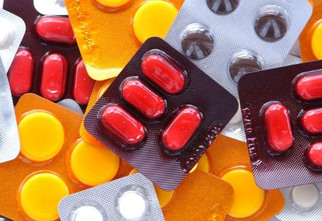 cartelas de medicamento