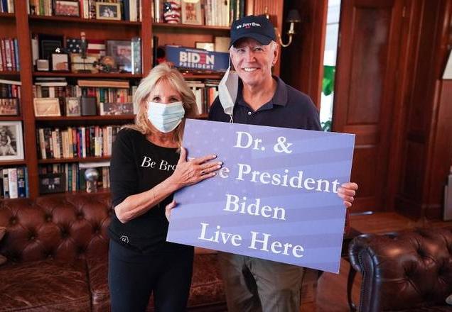 casal Joe e Jill Biden - reprodução twitter