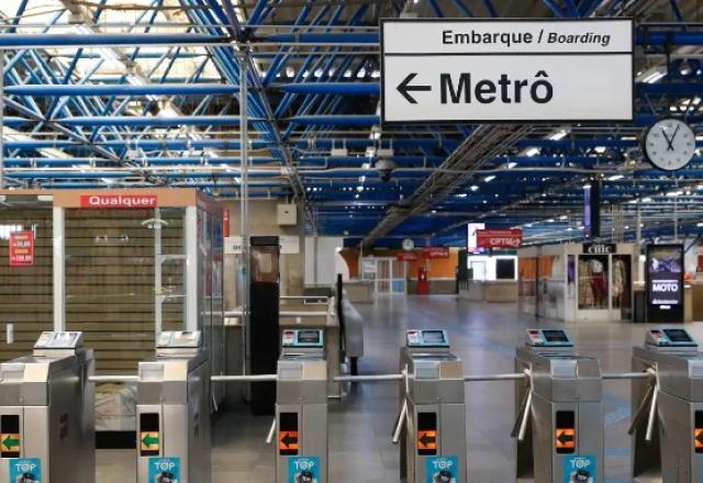 catracas do metrô de são paulo
