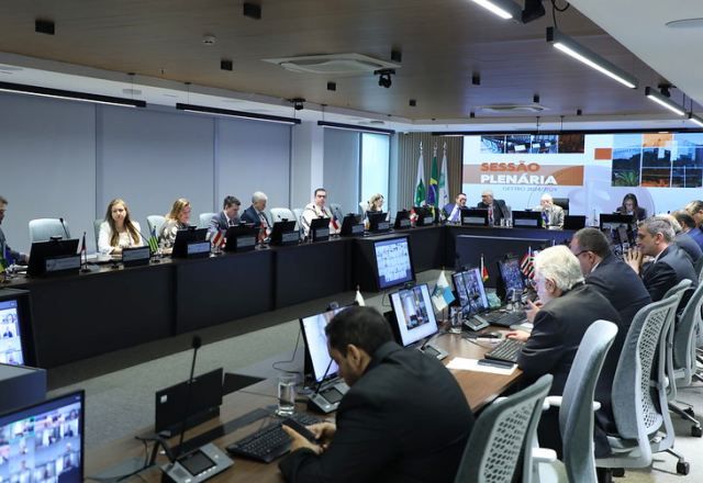 Conselho Federal de Medicina (CFM) reunido em Brasília, na sede. (Crédito: Divulgação/CFM)