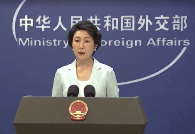 Mao Ning, porta-voz do Ministério das Relações Exteriores da China | Foto: Televisão Central da China (CFTV)